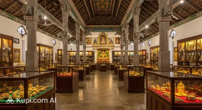 Stone carving and architectural fragments at the Kandy Archaeological Museum