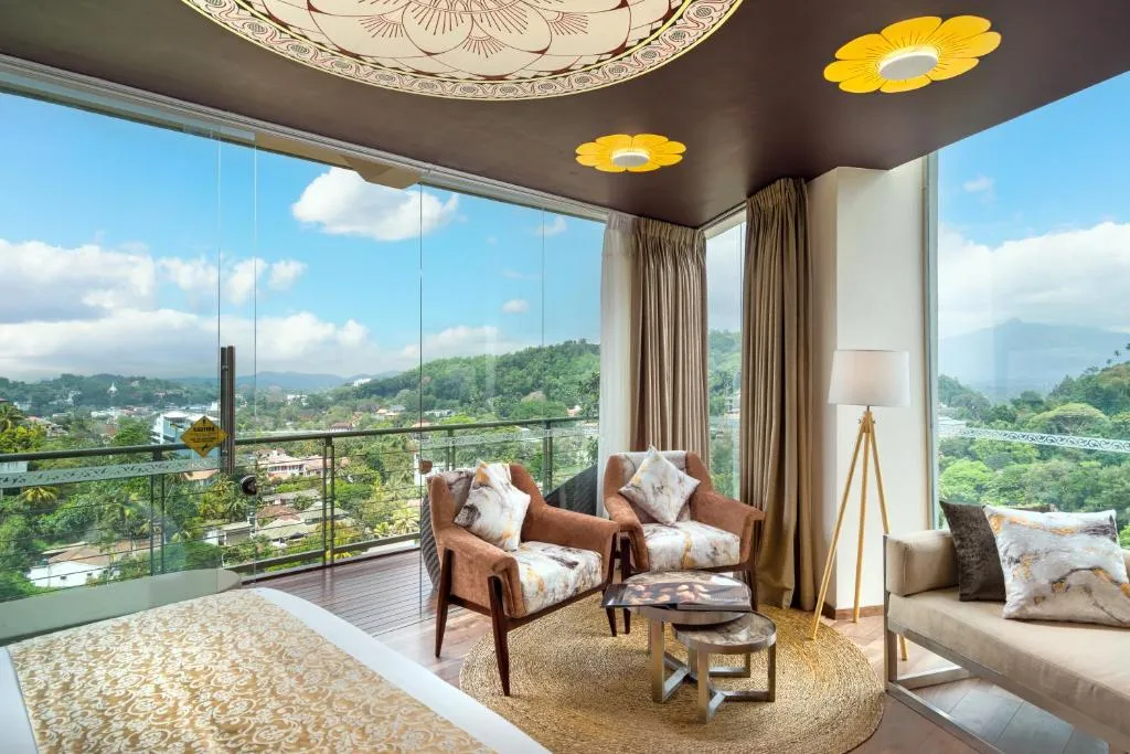 Heritage-style accommodation in the hills around Kandy